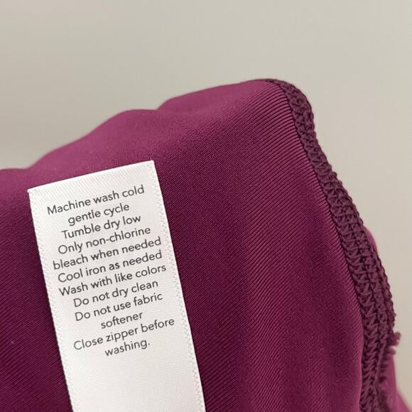 Athleta Women Match Point Skirt Skort Large Purple Golf Tennis Activewear Preppy - Picture 12 of 12